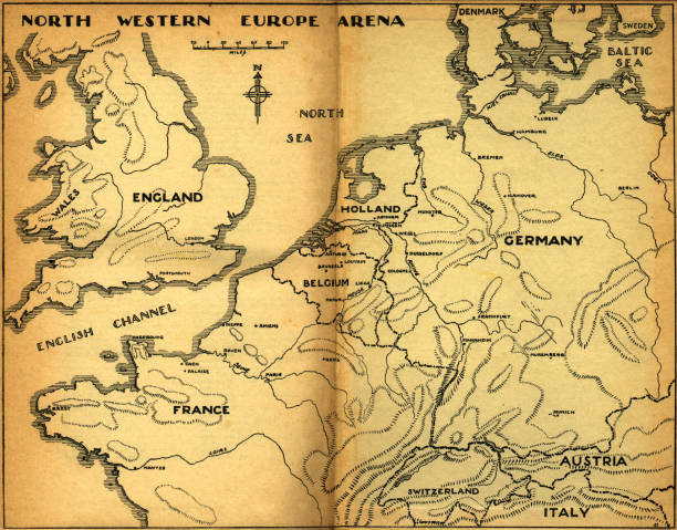 istock north western europe vintage map 157284327
