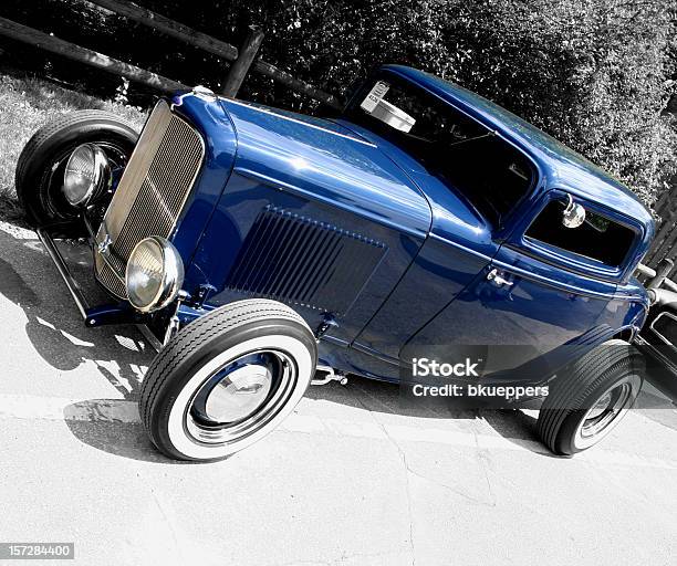 Hot Rod32 - Fotografie stock e altre immagini di Antico - Vecchio stile - Antico - Vecchio stile, Auto convertibile, Automobile