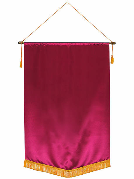 Blank Banner  hanging fabric stock pictures, royalty-free photos & images