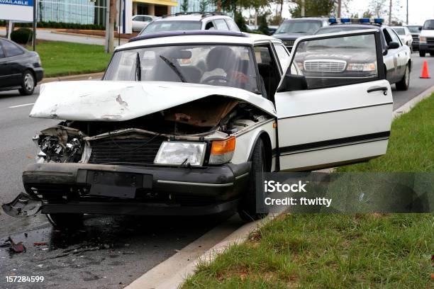 Accident 2 Stock Photo - Download Image Now - Airbag, Car, Car Accident