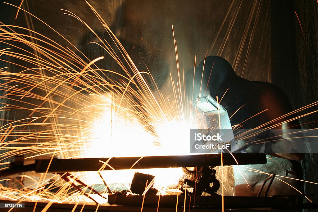 Generatore al lavoro - Foto stock royalty-free di Metallo