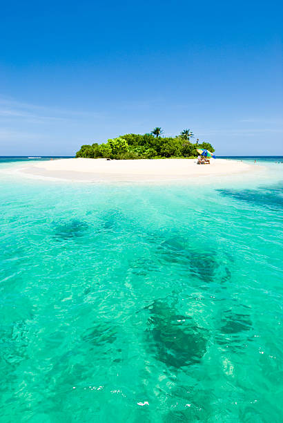 istock Lonely tropical island in the Caribbean 157286130