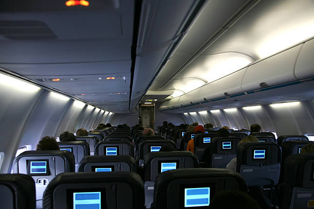 istock Interior Of Commercial Passenger Jet 157286206