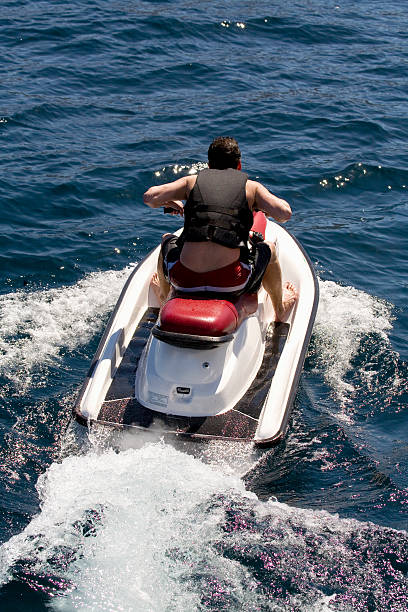 się off - wake jet boat water water sport zdjęcia i obrazy z banku zdjęć