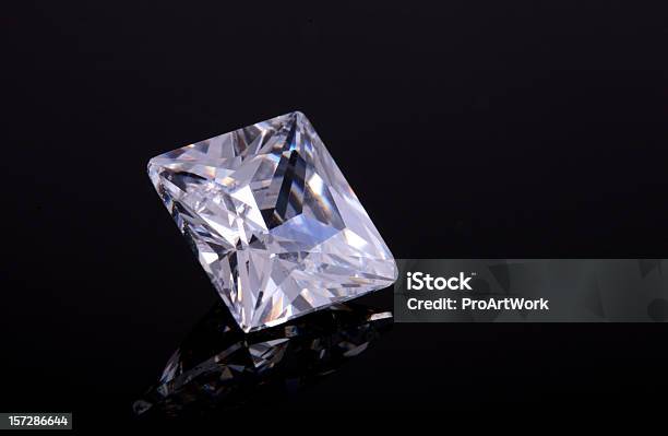 Prinzessin Schnitt Diamant Stockfoto und mehr Bilder von Diamant - Diamant, Edelstein, Farbbild