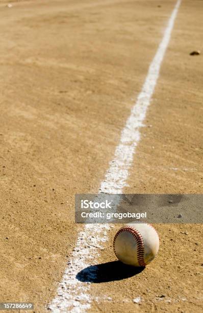 Baseball Obok Kreda - zdjęcia stockowe i więcej obrazów Baseball - Baseball, Boisko, Boisko do baseballu