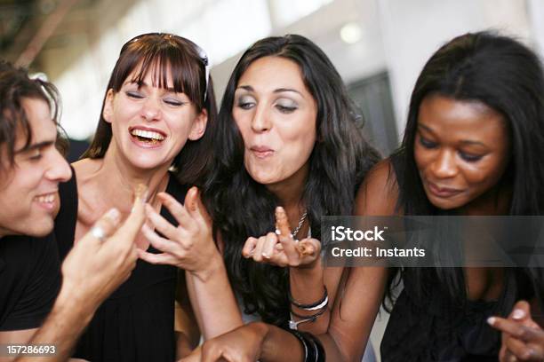 Cake Time Stock Photo - Download Image Now - Chocolate, Eating, Friendship