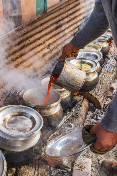 istock Preparing food at a wedding in Srinagar. 1572868412