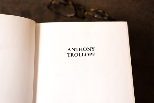 Open Book, Title/Author Page, Anthony Trollope
