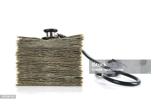High Cost Of Healthcare Stock Photo - Download Image Now - Healthcare And Medicine, Currency, Stethoscope