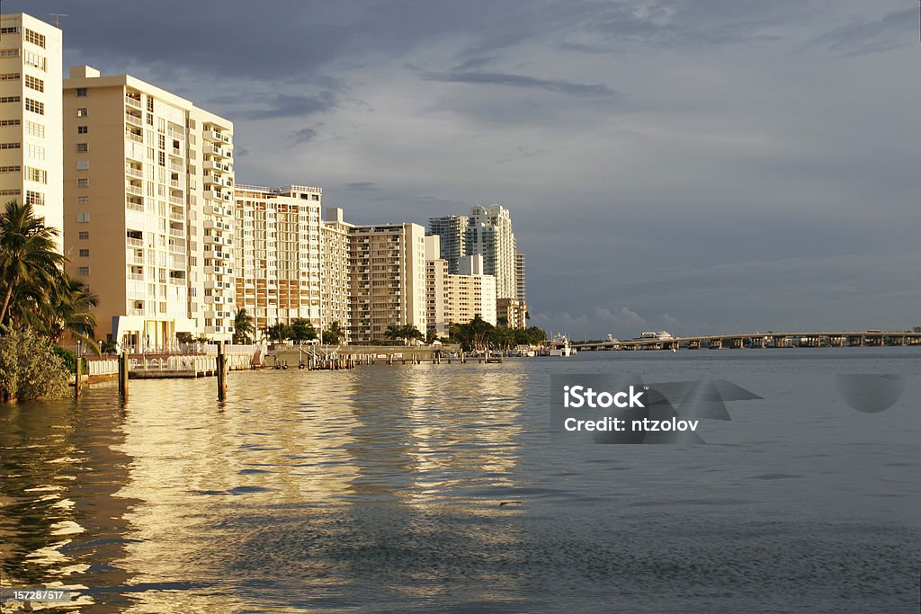 Горизонт Майами-Бич - Стоковые фото Архитектура роялти-фри