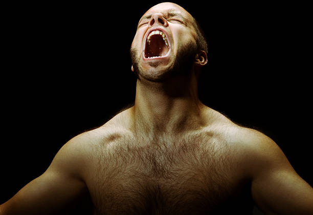 Screaming Soul stock photo