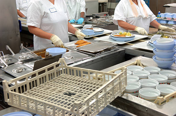 Commercial kitchen in a german hospital