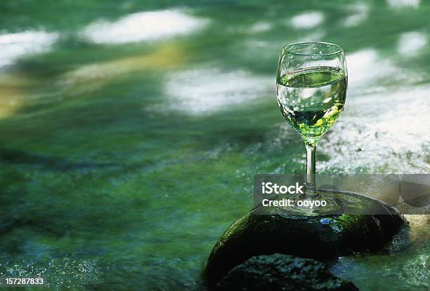 Foto de Água Na Wineglass e mais fotos de stock de Copo - Copo, Floresta, Água