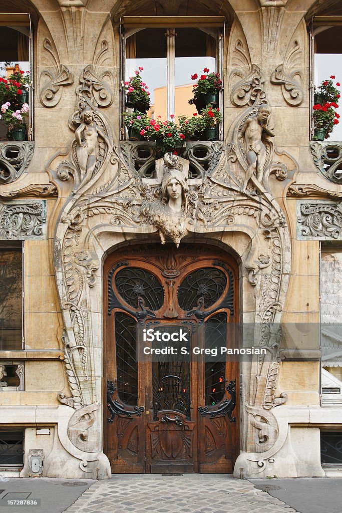 Arquitectura de París - Foto de stock de Arte Nouveau libre de derechos