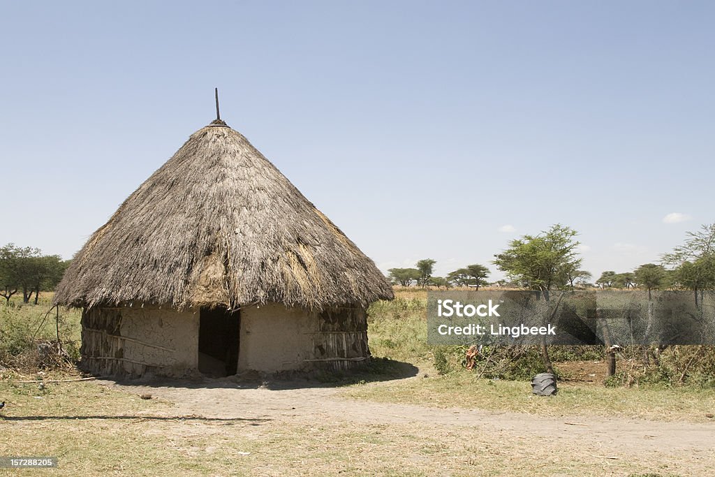 Африканский хижина в Эфиопии - Стоковые фото Африка роялти-фри