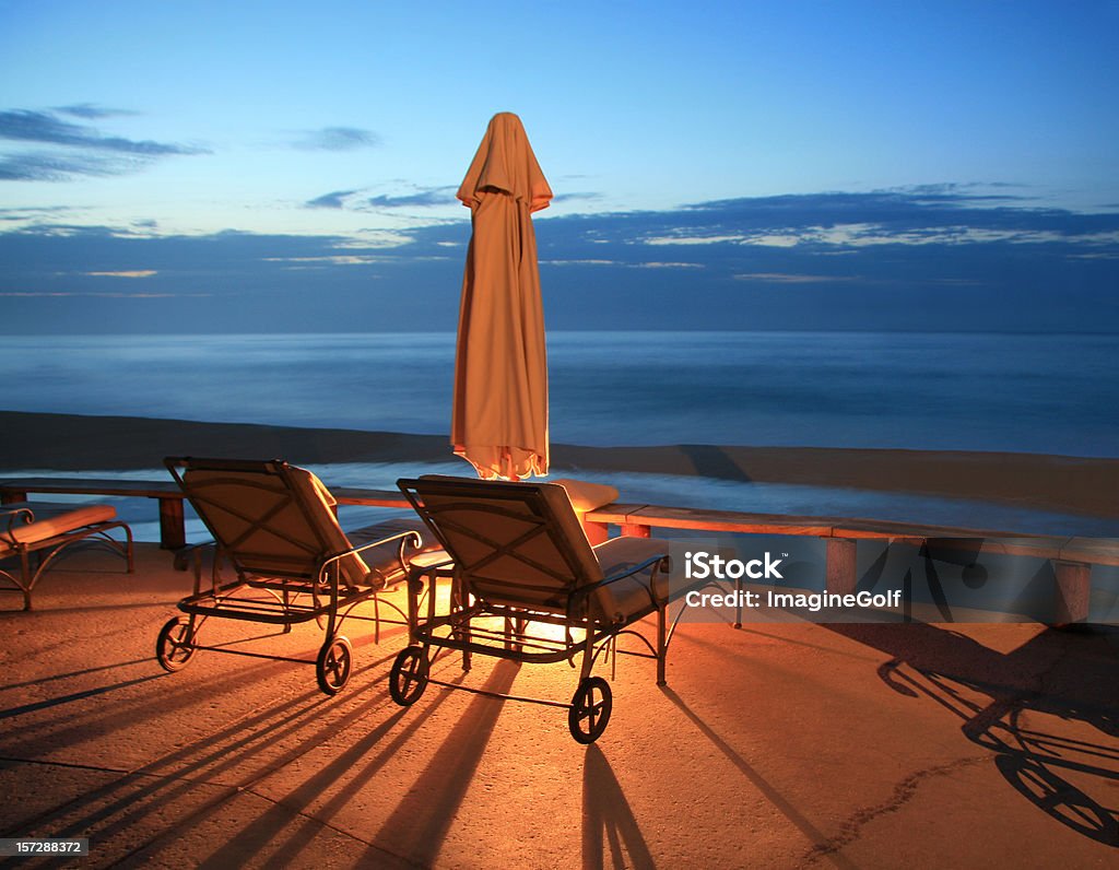 Resort Cadeiras - Royalty-free Convés Foto de stock