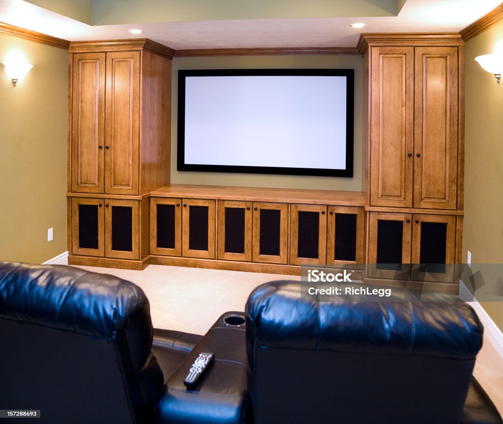 Home Theater camera - Foto stock royalty-free di Armadietto da cucina