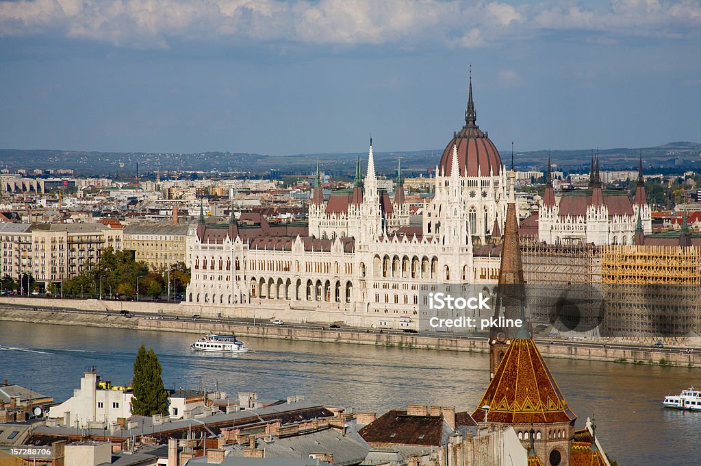 Parlamentu w Budapeszcie - Zbiór zdjęć royalty-free (Architektura)