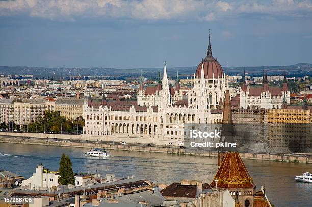 Parlamentu W Budapeszcie - zdjęcia stockowe i więcej obrazów Architektura - Architektura, Budapeszt, Budynek parlamentu