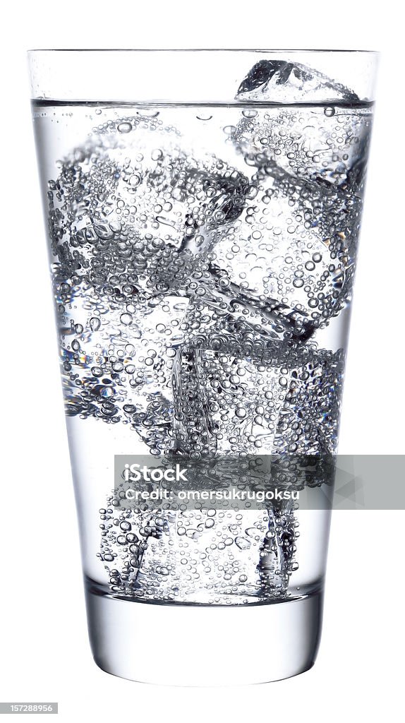 Cubetto di ghiaccio - Foto stock royalty-free di Bicchiere