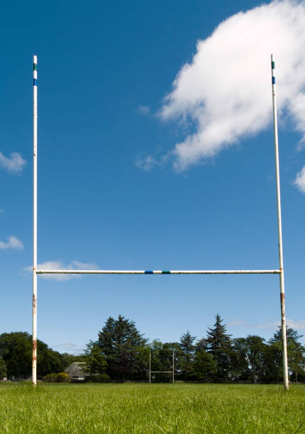 istock A view from the ground of rugby goal posts 157289054