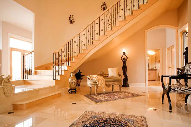 Photo of Posh Entry with Spiral Staircase