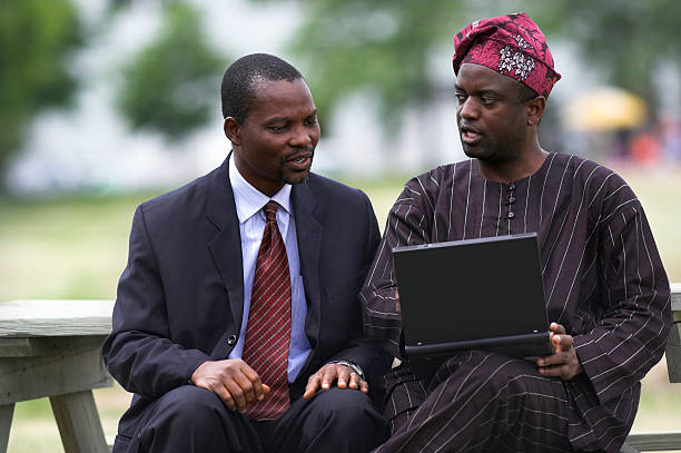 Traditional Computing ?  nigeria stock pictures, royalty-free photos & images
