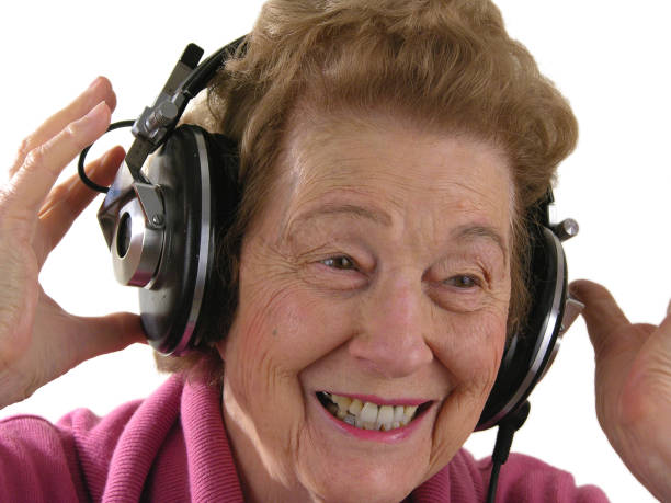 istock Woman with headphones 157289186