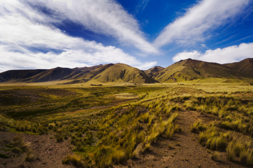 Subject: The rural farming and ranching village of the Peruvian Andes