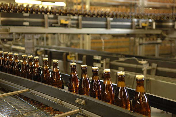 In a german brewery #2 stock photo