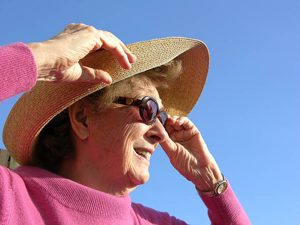 istock Lady in Sunhat and Sunglasses 157289441