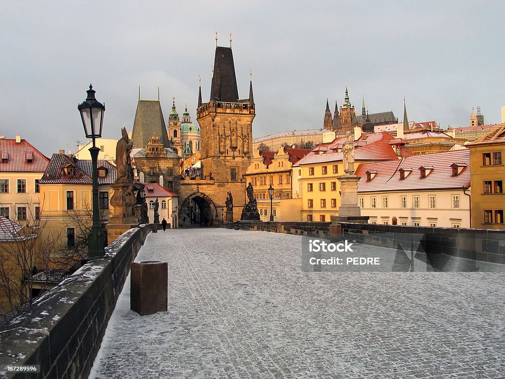 Bela vista de Praga - Foto de stock de Arte royalty-free