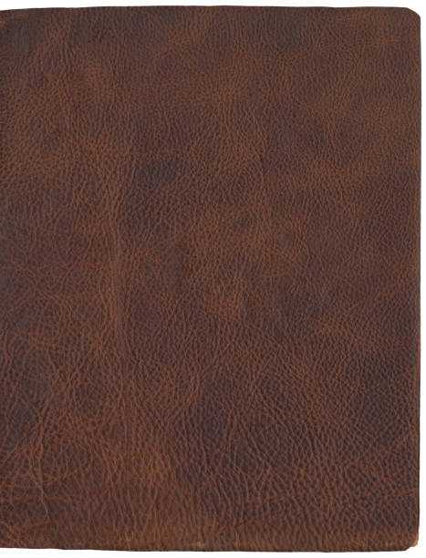 textura de couro marrom arquivo cobertura 2 - leather folder - fotografias e filmes do acervo