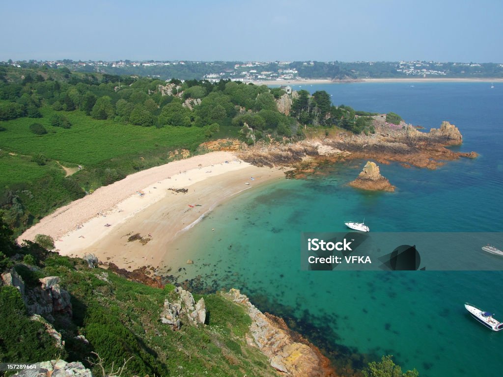 Plage de Beauport - Photo de Jersey - Îles anglo-normandes libre de droits