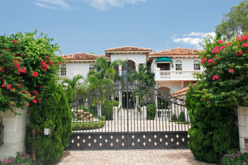 a mansion in Miami Beach