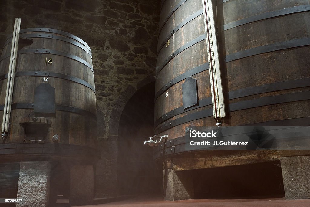 Piwnica z winem, laktozy - Zbiór zdjęć royalty-free (Dolina Douro)