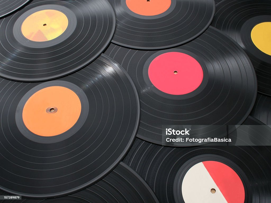 Vinyls sfondo - Foto stock royalty-free di Sfondi