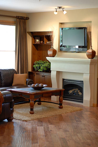 istock Show Home Living Room 157289948