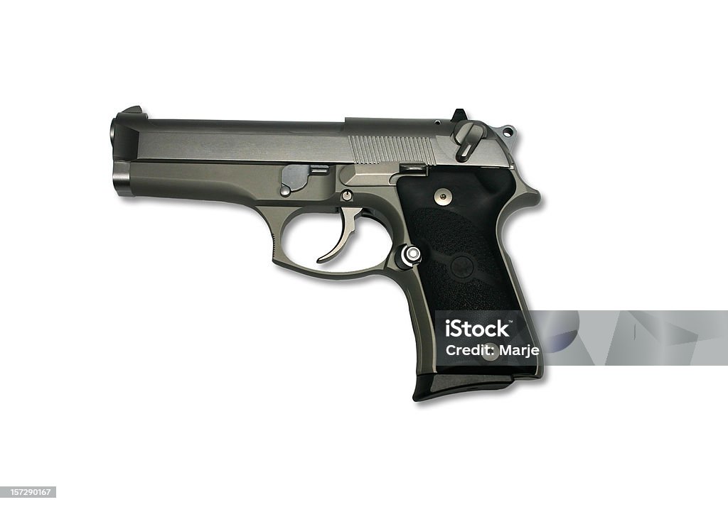 Arma-Beretta - Foto de stock de Revólver royalty-free