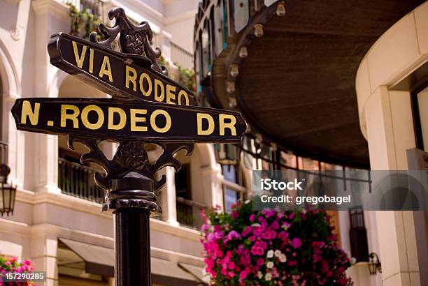 Foto de Placa De Carro e mais fotos de stock de Rodeo Drive - Rodeo Drive, Condado de Los Angeles, Beverly Hills