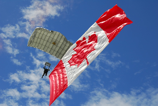 Quebec City Citadel, Military Parachute Team, Canada Day 2007