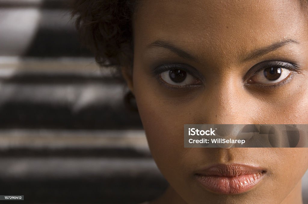 Mädchen, Porträt - Lizenzfrei Afrikanischer Abstammung Stock-Foto
