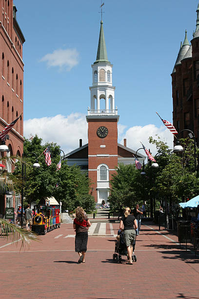 Church Street Marketplace stock photo