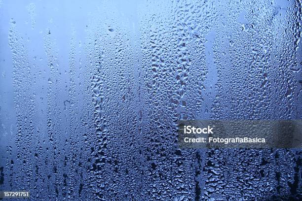 Fundo De Água Gelo - Fotografias de stock e mais imagens de Abstrato - Abstrato, Azul, Condensação