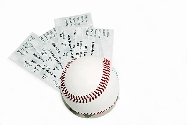 Ticket Series - Baseball stock photo