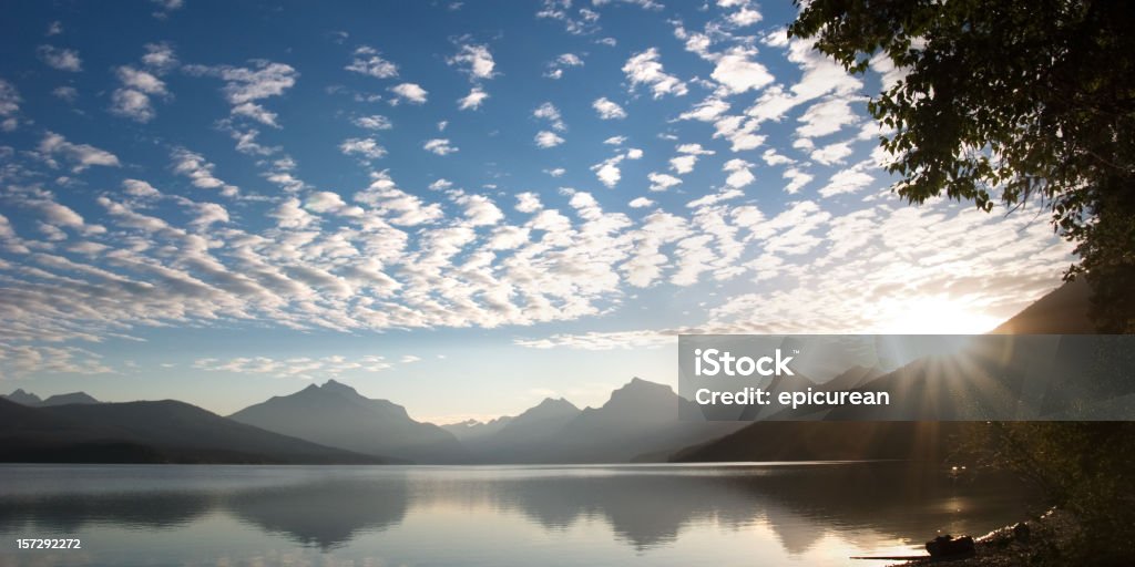 Sunrise  Montana - Western USA Stock Photo