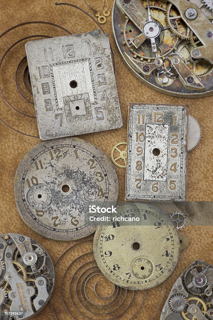 Facce di orologio - Foto stock royalty-free di Ingranaggio
