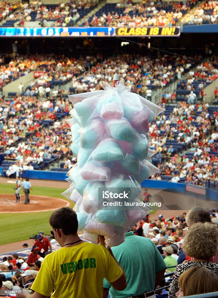 Zuckerwatte im Spiel - Lizenzfrei Baseball Stock-Foto