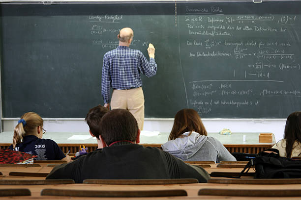 unterricht - physics classroom teaching professor stock-fotos und bilder